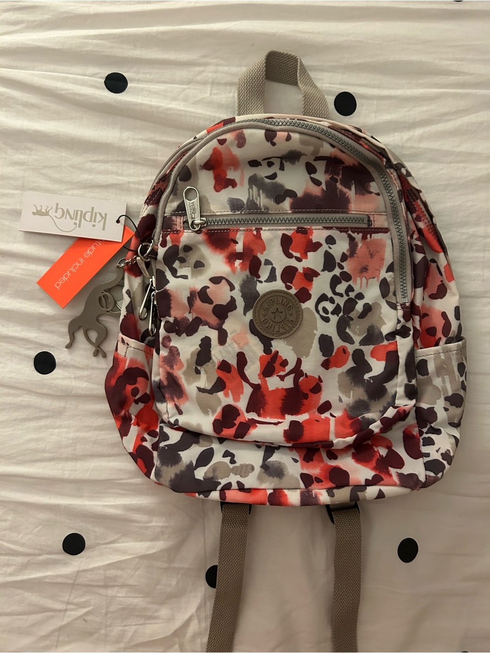 Kipling Challenger II Leopard Spots Backpack